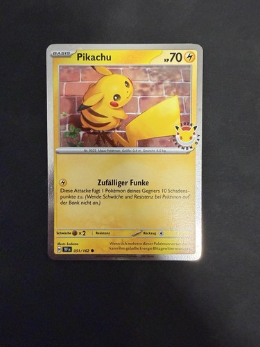 Carta promozionale pikachu - carta,