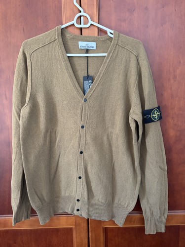Maglione cardigan stone - stone, island