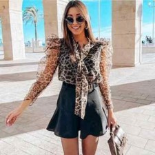 Camicia blusa ZARA organza