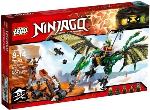 Lego ninjago dragone nrg verde - dragone,