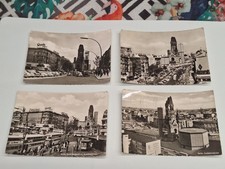 Lotto 4 cartoline animate bianco e nero Germania Kurfustendamm Gedachtniskirche