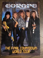 PROGRAMMA CONCERTO TOUR MONDIALE CONTO ALLA ROVESCIA VINTAGE 1987 EUROPA