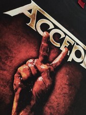 Vintage 2010 ACCEPT Blood German Metal Shirt Thrash Speed Udo Dio AcDc Maglietta