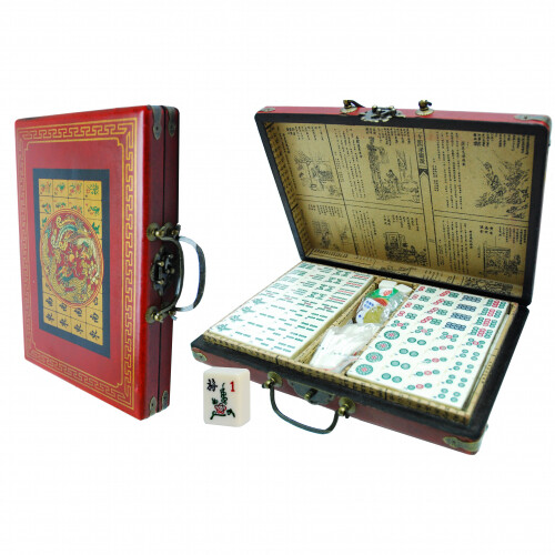 Valigia mah jong cina rossa - -,