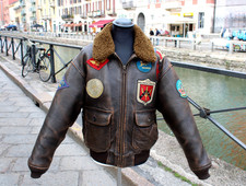 Giubbotto Pelle Avitaore Avirex Top Gun Vintage Originale