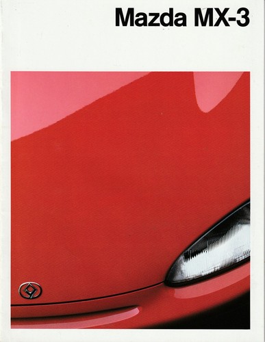 Brochure mazda 91 - brochure, 1991