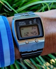 Seiko 0634-5019 LCD Vintage Watch "Isaac Hayes"
