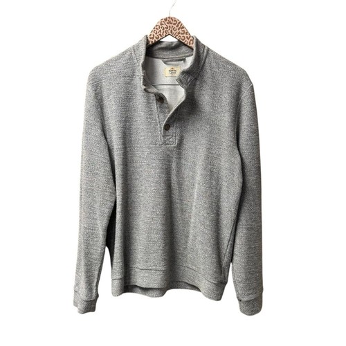 Maglione manica lunga henley - manica,