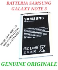 BATTERIA Samsung Galaxy NOTE 3 - B800BE N9000 N9005 - ORIGINALE