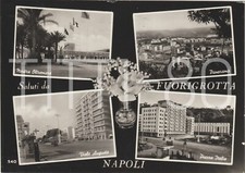 SALUTI DA FUORIGROTTA - VEDUTINE (NAPOLI) 1959