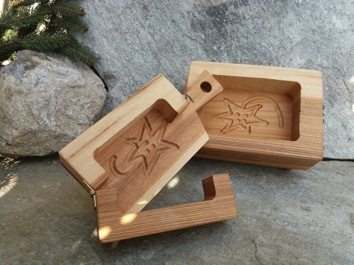 Stampo per burro legno - il, in