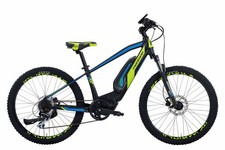 MONTANA E-JET 24 SHIMANO ACERA 7V NERO BLU LIME