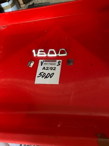 Scritta 1600 per - per, alfa