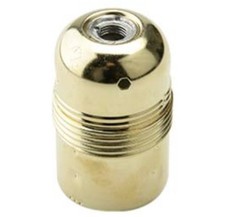 Portalampada metallico liscio