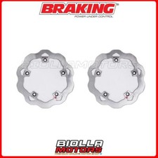 KIT DISCHI FRENO ANTERIORE BRAKING BMW C 650 SPORT 650 2019 - [WAVE FISSO] 2xWF8