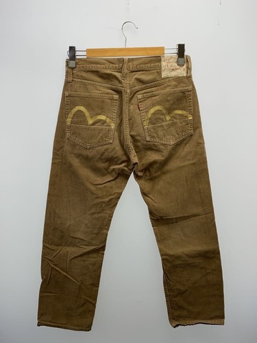 Evisu pantalone dritto marrone - evisu,