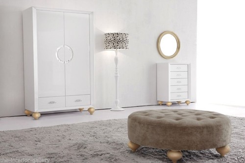 Ottomano rotondo panca letto - ottomano,