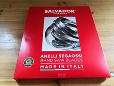 Conf. 10 anelli segaossa mm 1550 X16 Salvador carne pesce lame sega ossi ossa