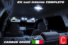 KIT LED INTERNI PER AUDI A3 8V PLAFONIERA ANTERIORE+POSTERIORE 6000K CANBUS