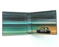 Portafoglio Paul Smith - ' MINI Blur ' In Pelle Nera Billfold RRP: £220