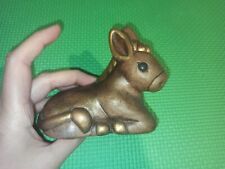 Thun Asino Asinello Ciuchino Seduto Marrone Biscotto Presepe Giubileo