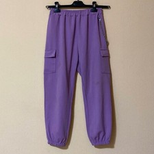 Pantaloni Larghi Aladino Harem Viola Lilla Con Catenina Casual Classico Elegante