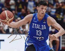 SIMONE FONTECCHIO Foto Autografata Signed Photo PROOF Autografo Basket