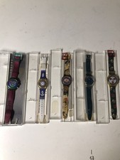 SWATCH Chrono Set Of 5 Watches Atlanta,gruene,anchorage, Pinksprings, Riding Sta