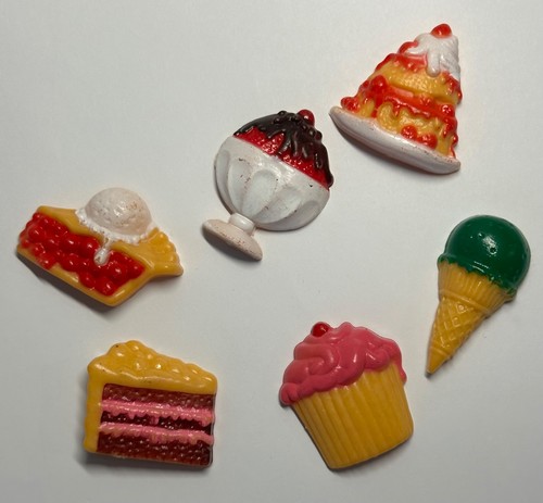 Mini set magneti frigo dessert