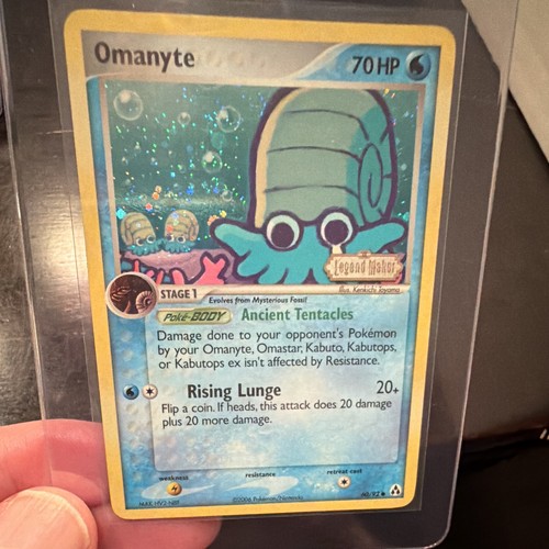Pokemon tcg omanyte ex - 60/92,