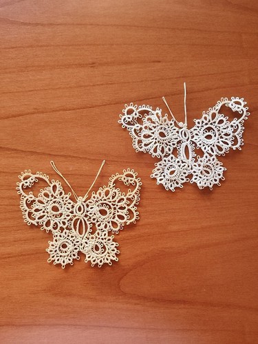 Coppia farfalle vintage anni - farfalle,