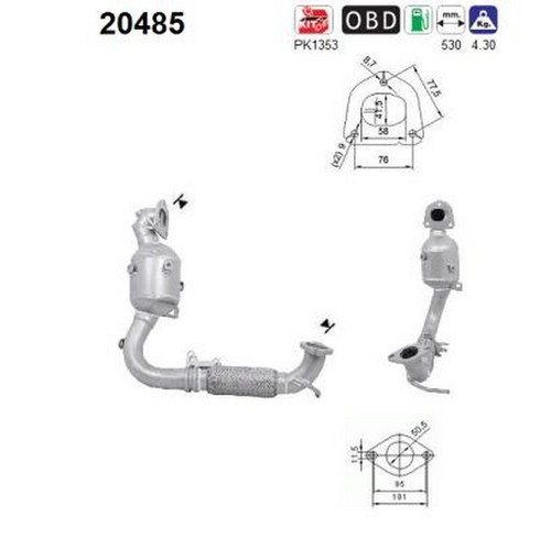 Cv catalizzatore per - catalizzatore,