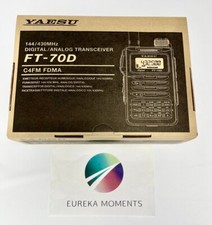 Yaesu FT-70D C4FM FDMA 144/430MHz Radio Dual Band Ricetrasmettitore Analogico...