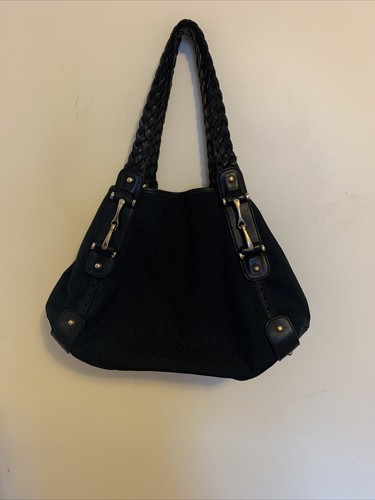 Borsa gucci nera tela - borsa,