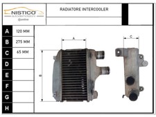 RADIATORE INTERCOOLER CODICE 1271002063 Toyota Corolla 2004-2007