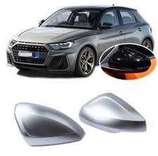 VW Polo Audi A1 Specchietti Calotte Retrovisori Grigio Satinato Coppia Tappi