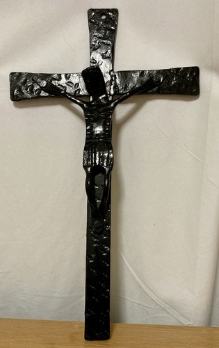 Crocifisso croce ferro battuto - croce,