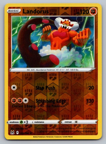Pokemon landorus raro - raro, reverse
