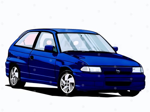 Opel astra gsi - opel, cuadro