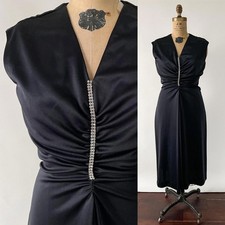 Maglia poliestere nera vintage