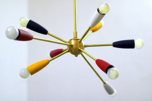 Acceso bracci sputnik - sputnik, ottone