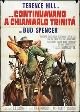 CONTINUAVANO A CHIAMARLO TRINITA’ MANIFESTO BUD SPENCER TERENCE HILL POSTER 2F