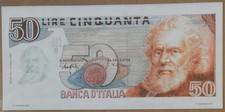 50 LIRE CARDUCCI - PROVA DI