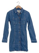 Zara Abito Jeans Donna Blu