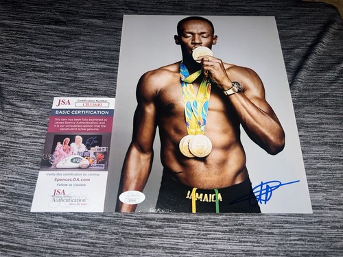 Usain bolt foto firmata 8x10 - bolt,