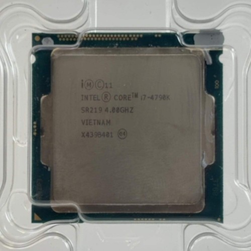 Intel core 4790k - core, ghz