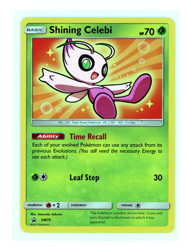 Shining celebi sm79 promo holo - sm79,