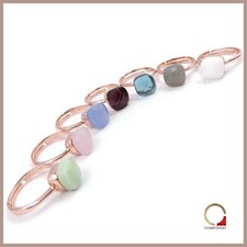 Anello solitario in argento