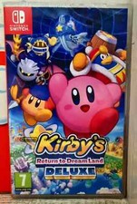 KIRBY'S RETURN TO DREAM LAND DELUXE NINTENDO SWITCH UK CON ITALIANO NUOVO SEALED