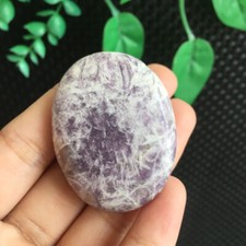 34g Lepidolite Palm Stone